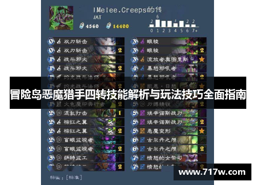 冒险岛恶魔猎手四转技能解析与玩法技巧全面指南